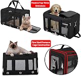 GRTLPOK Dycietx Soft Sided Pet Carrier Bag 17 lbs Airline Approved Black M view 6