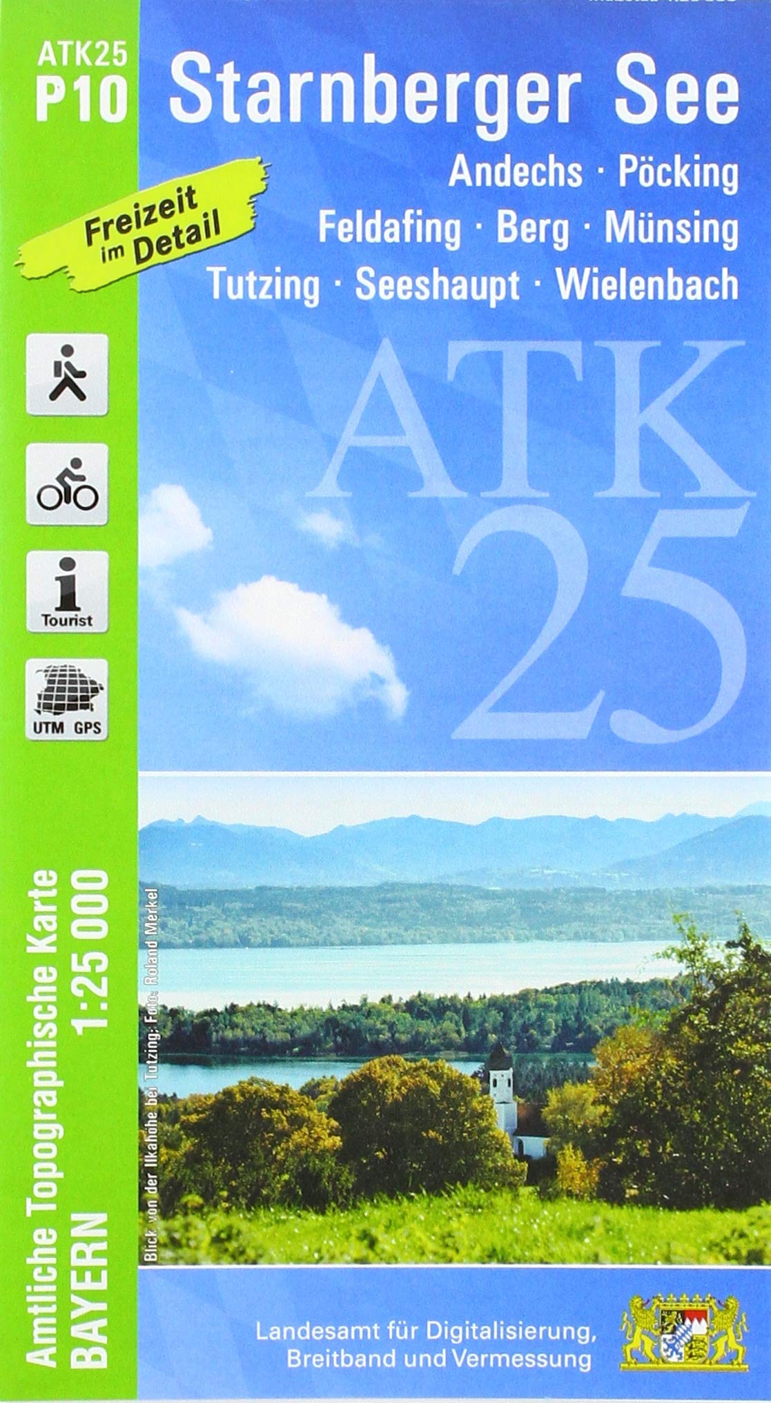 Starnberger See 1 25 000 Andechs Pocking Feldafing Berg Munsing Tutzing Seeshaupt Wielenbach 9783899337648 Amazon Com Books