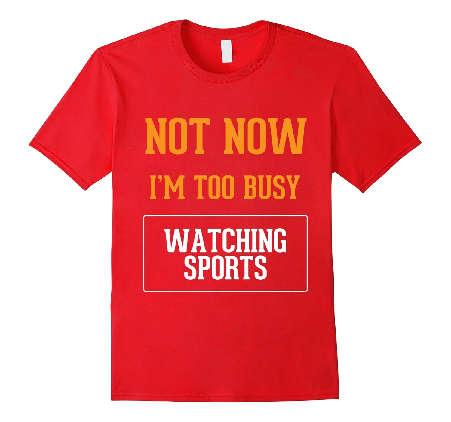 Not Now I'm Too Busy Watching Sports Funny Sports Fan Gift.-Rose