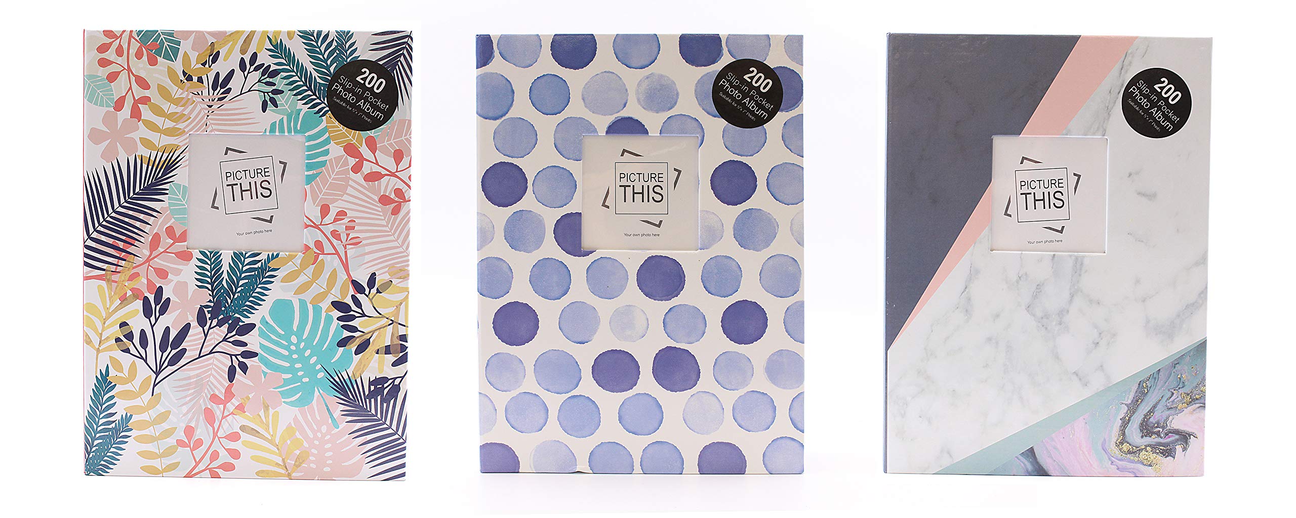 Photo Album - 200 Pocket 5x7 Assorted Design