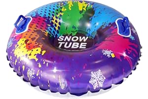 VORTEXAIN Snow Accessories for Family Inflatable Kids and Adult, Handles Winter Sports for Outdoor