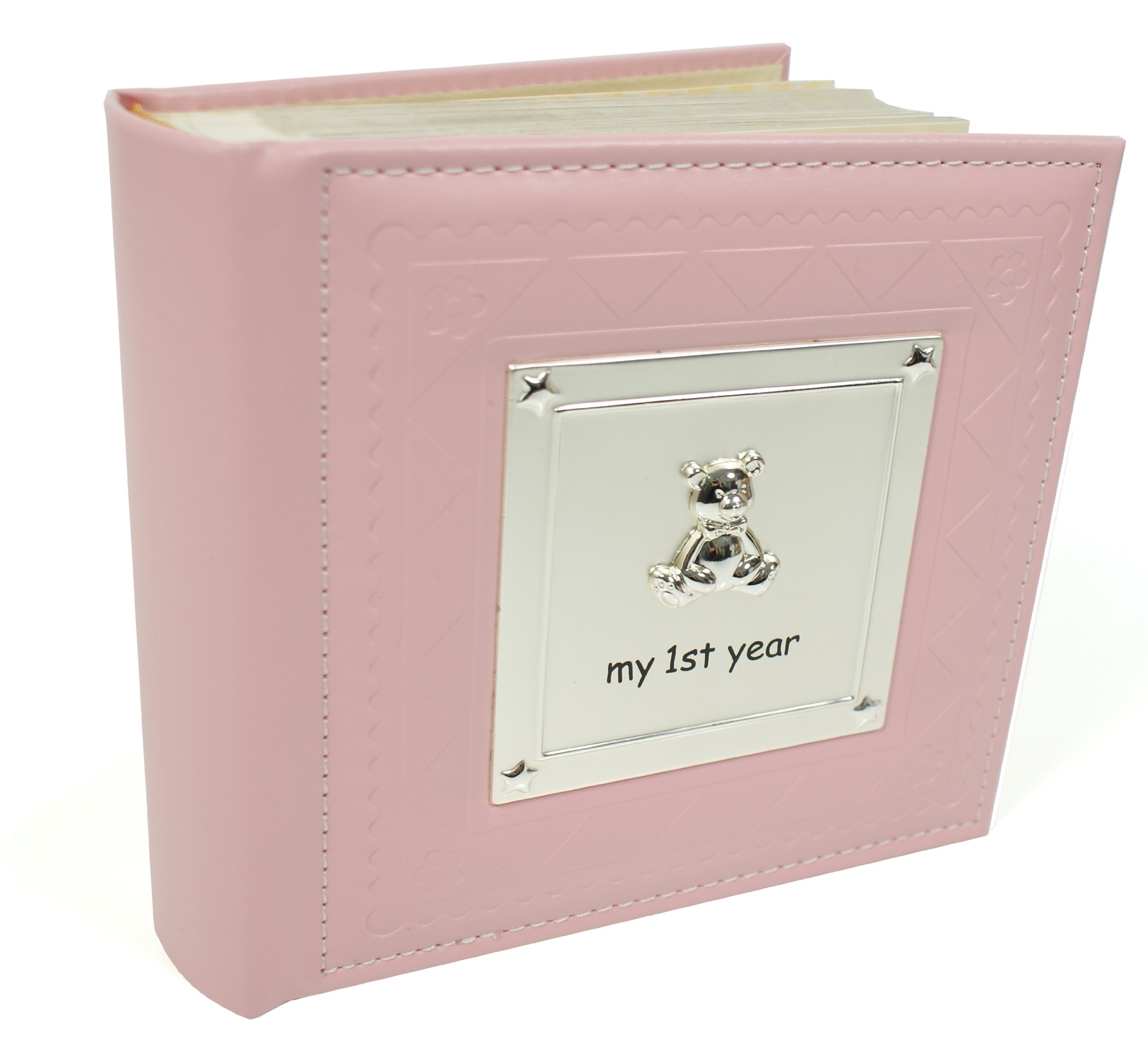 Joe Davies First Year Pink Baby Girl Photo Album Gift 77803, Size 6x4