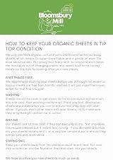 Bloomsbury Mill 75x100cm Organic Cotton Flat Sheets Twin Pack White view 7