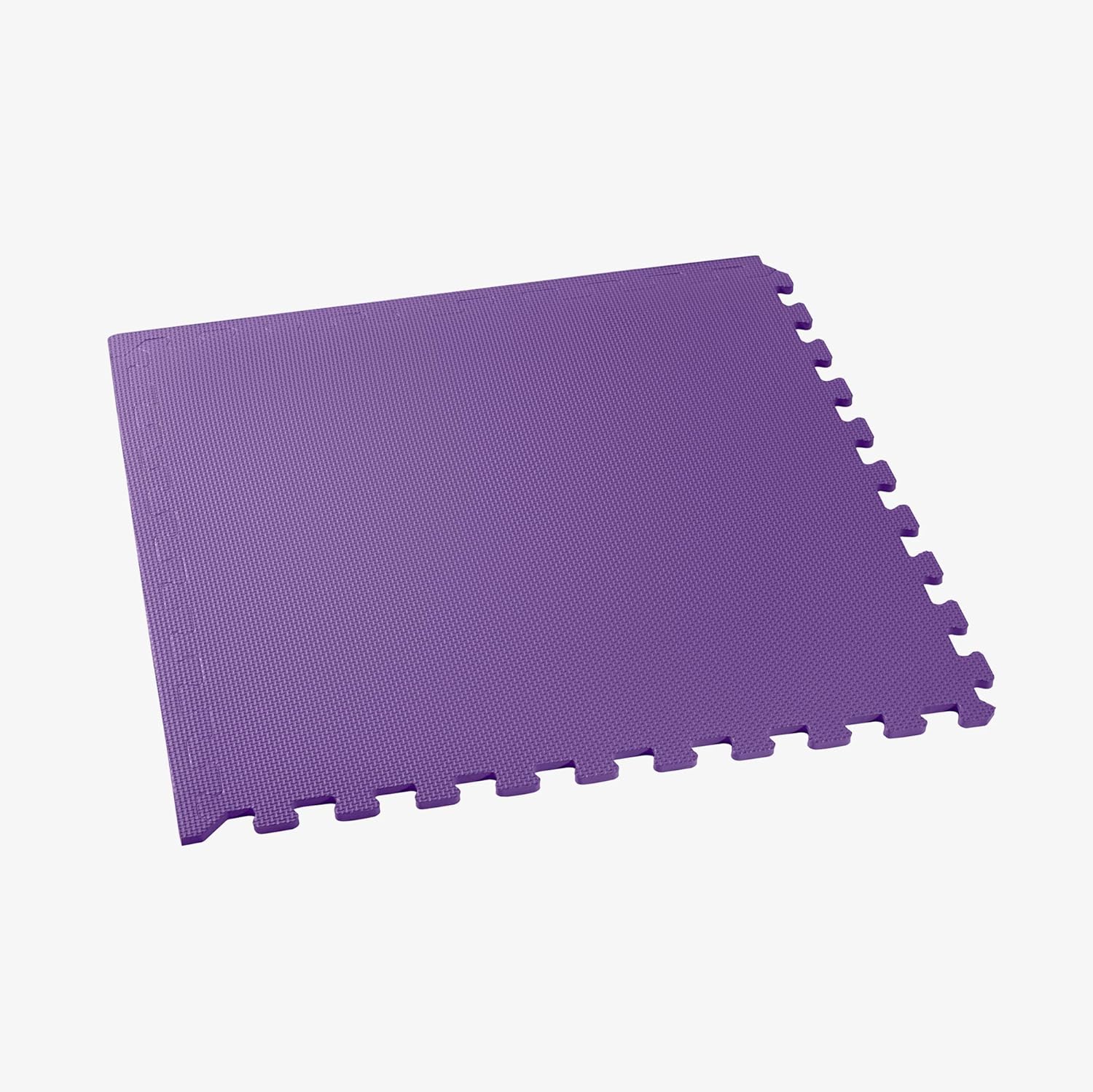 We Sell Mats 3/8 Inch Thick Multipurpose Exercise Floor Mat with EVA Foam, Interlocking Tiles, Anti-Fatigue for Home or Gym, 24 in x 24 in : Sports & Outdoors