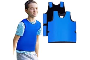 TED KANGAROO Sensory Compression Vest Deep Pressure Comfort (Medium，Blue)