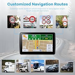 7 Inch GPS Navigation for Car Truck RV - 2025 North