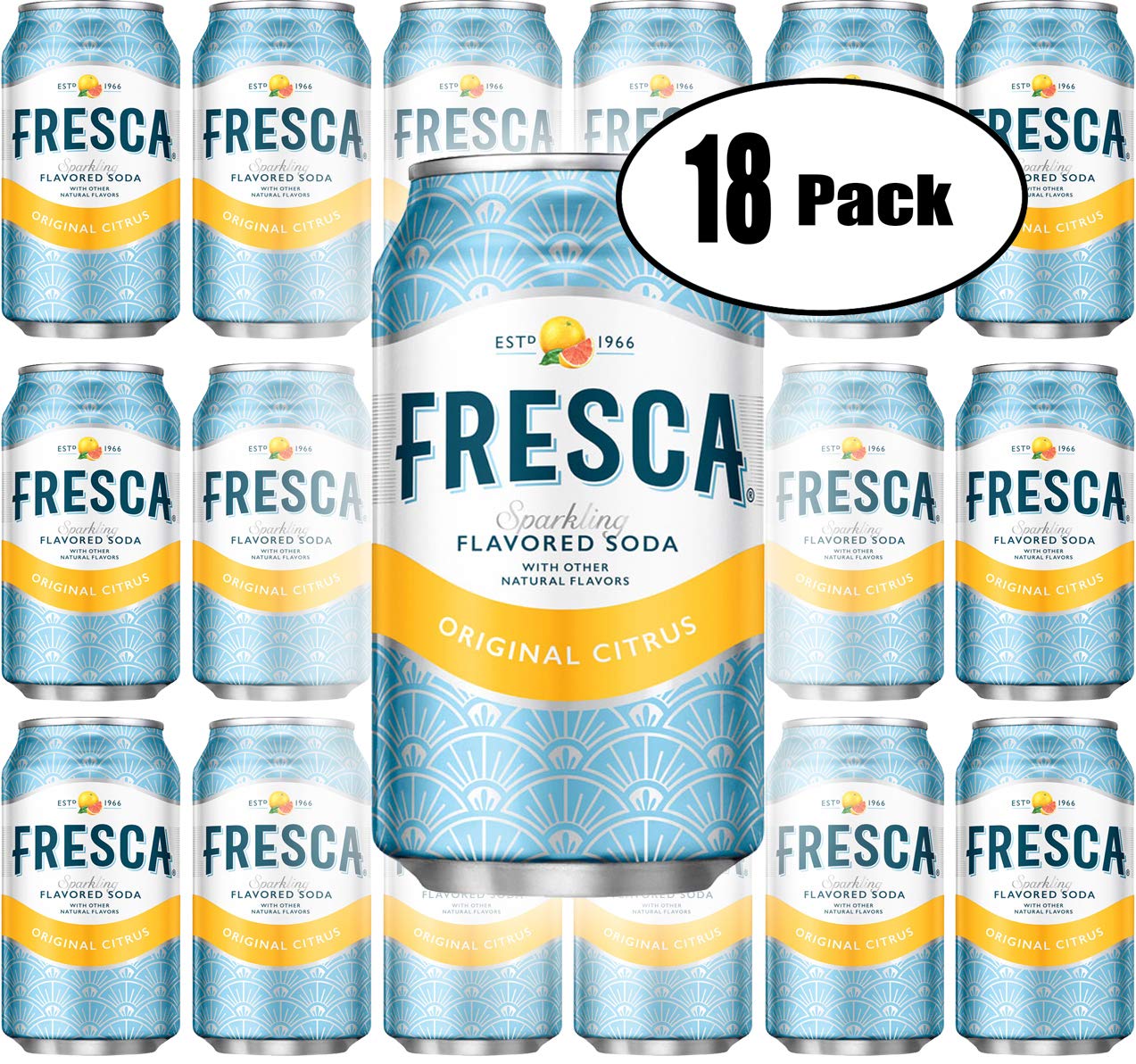 Fresca Black Cherry Soda, 12 oz Can (Pack of 18, Total of