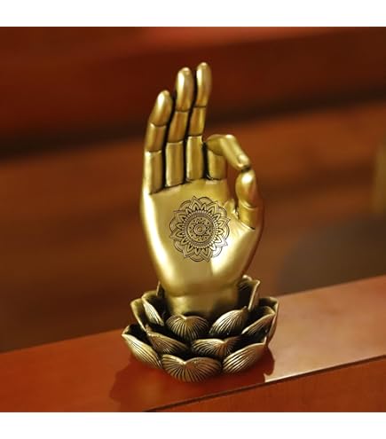 Amazon.com: Blue Orchid Buddha Hand Sculpture - Buddhist Mudra