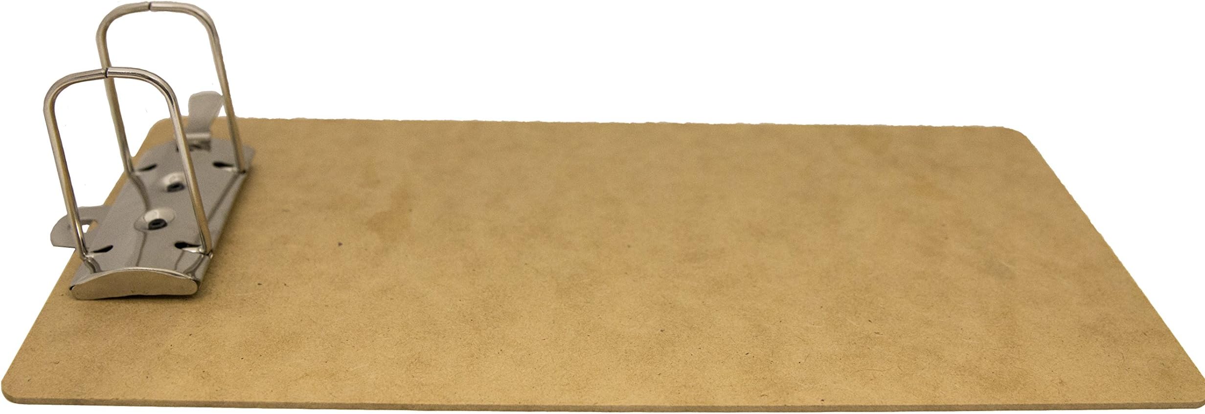 Saunders 05713 Recycled Hardboard Archboard - Brown, Legal Size Document Holder for 2 Hole Punched Documents, Locking Arch Clip
