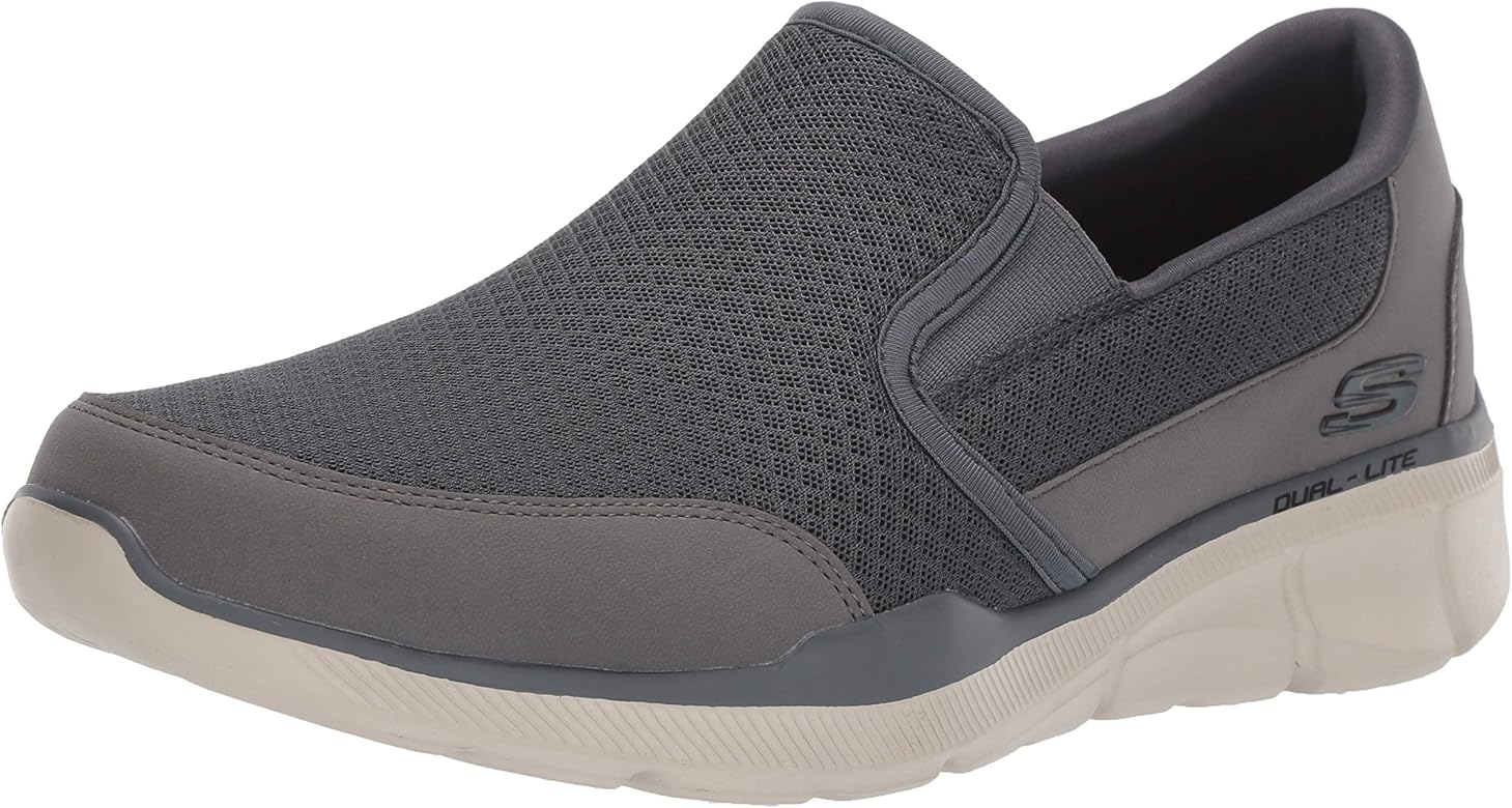 mesh skechers slip on mens