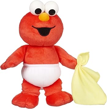 Sesame Street Sesamstrasse Baby Sniffles Elmo Mit Kuscheltuch Amazon De Spielzeug