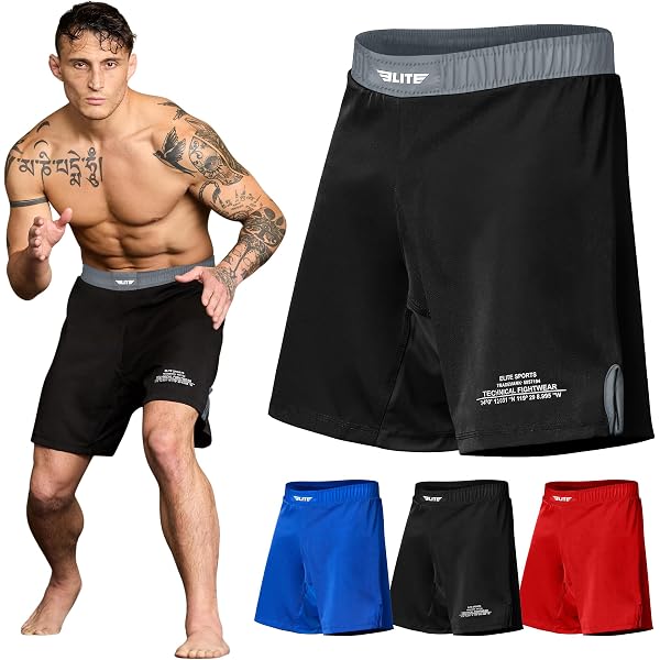 Everlast Comp Boxe Short, Short Mixte, Black/Gold, L Everlast Comp Boxe Short, Short Mixte, Black/Gold, L