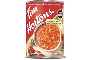 Tim Hortons Tomato Basil & Orzo Soup, Ready to Serve, 540mL Can