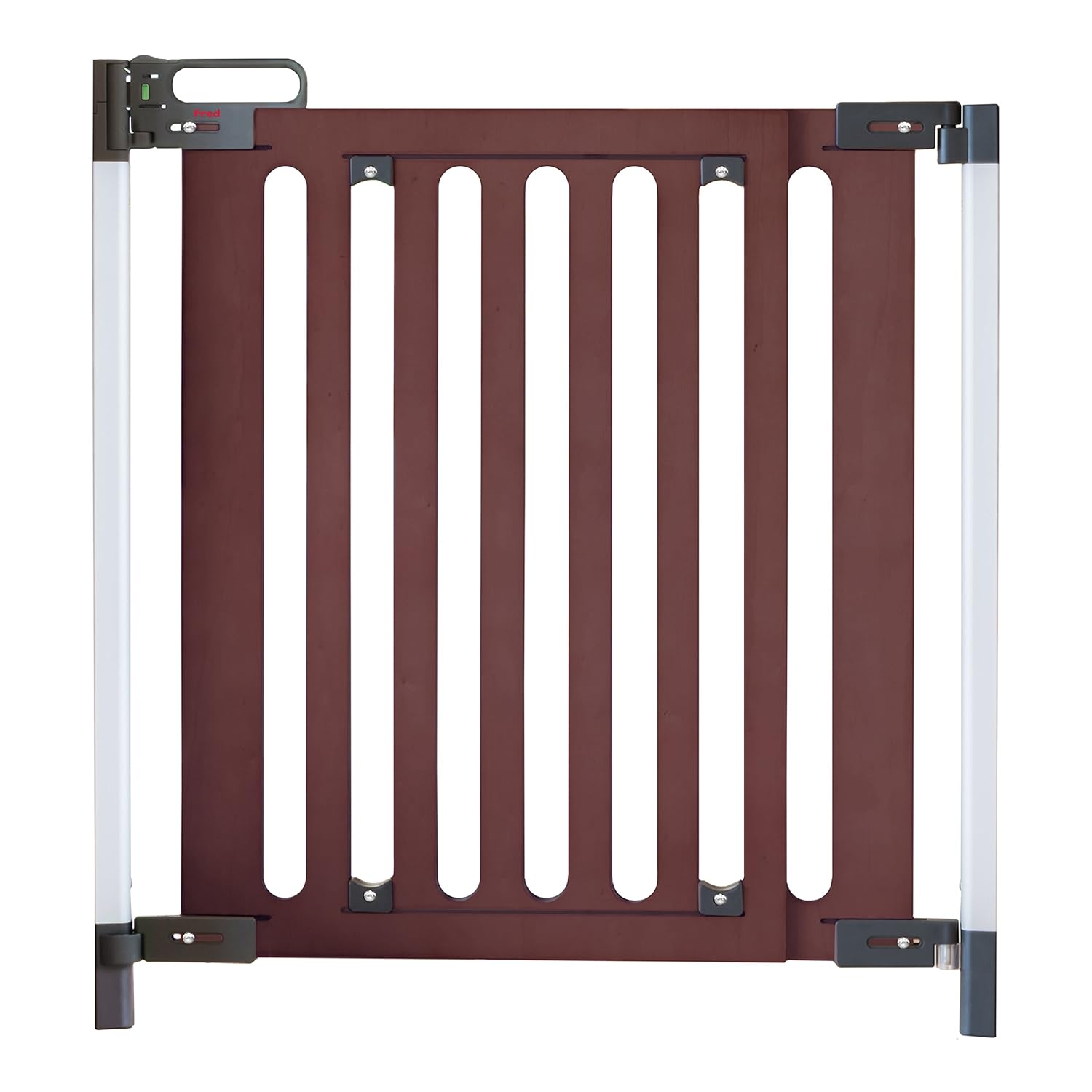 dark wood baby gate