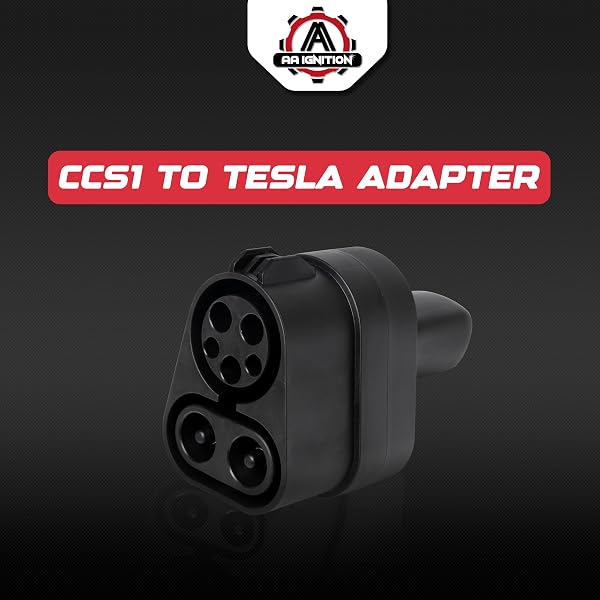 CCS1 ADAPTER BY AA IGNITION COMPATIBLE WITH TESLA MODEL 3, Y, S, X WITH CCS CHARGING – SUPPORTS LEVEL 3 UP TO 250KW – 500V POWER DC FAST LEVEL 3 CHARGING – UL CERTIFIED