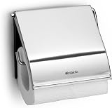 Brabantia 385322 Toilet Roll Holder Silver High-Grade Steel Corrosion Resistant view 1