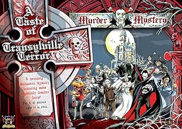 Buy Mr E Mysteries Ltd Ace Halloween Murder Mystery Dinner Party Game A Taste Of Transylville Terror Online At Low Prices In India Amazon In
