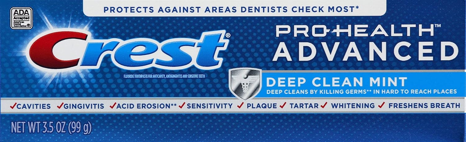 Best Crest Pro Health Advanced Deep Clean Toothpaste