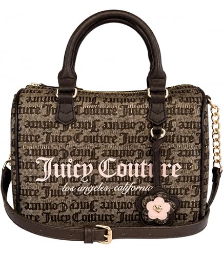 Juicy Couture Overstated Flap Crossbody Bag, Logo Print Shoulder