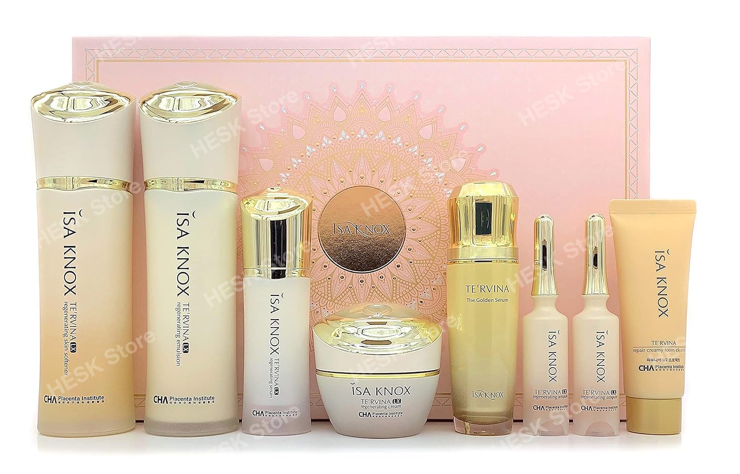 ISA KNOX TE'RVINA LX 3 Piece Special Set (+4 Piece Bonus Gift Set [LX Regenerating Serum])