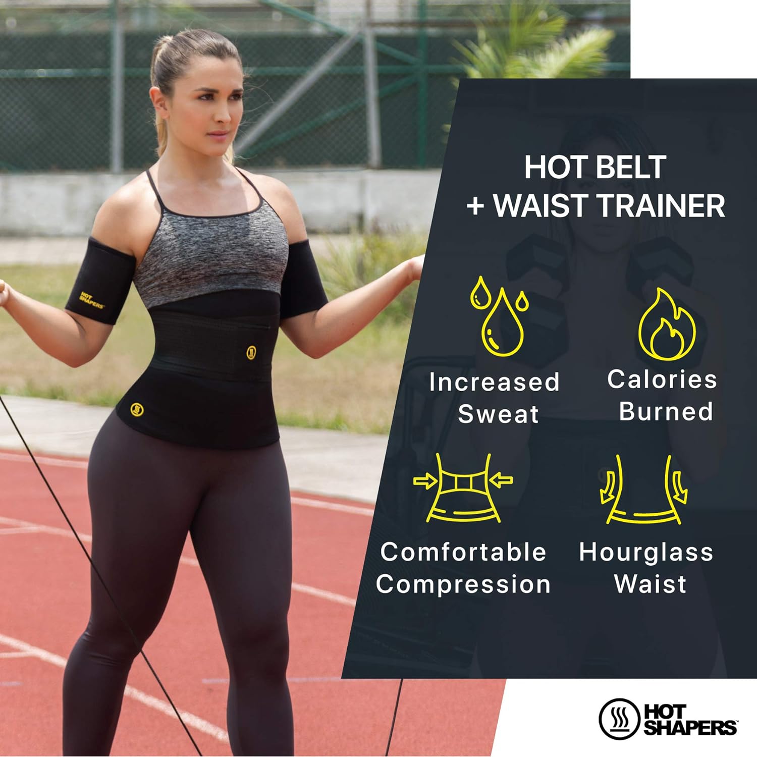 Hot Shapers Hot Belt With Waist Trainer Womens Tummy Trimmer And Girdle For Weight Loss Control Stomach For Workouts Slimming And Shaping And