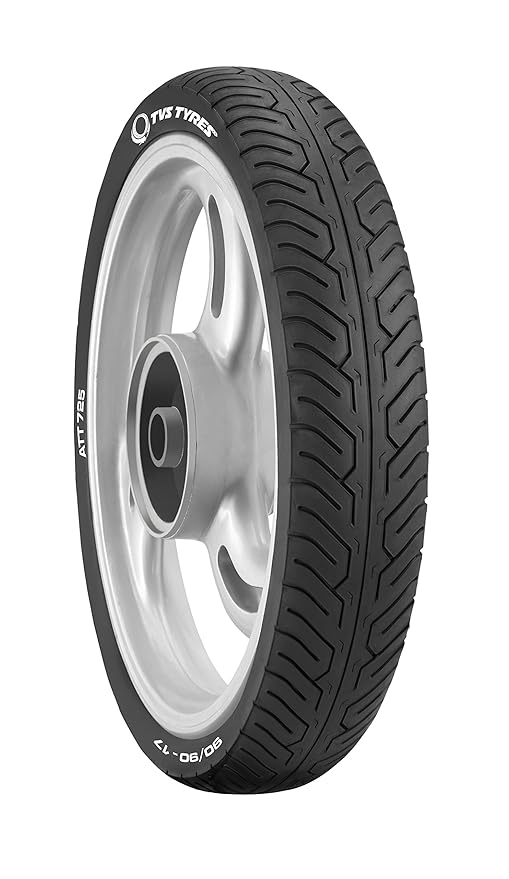 TVS Tyres ATT 725 90/90-17 49P, Tube-Type Bike Tyre, Front