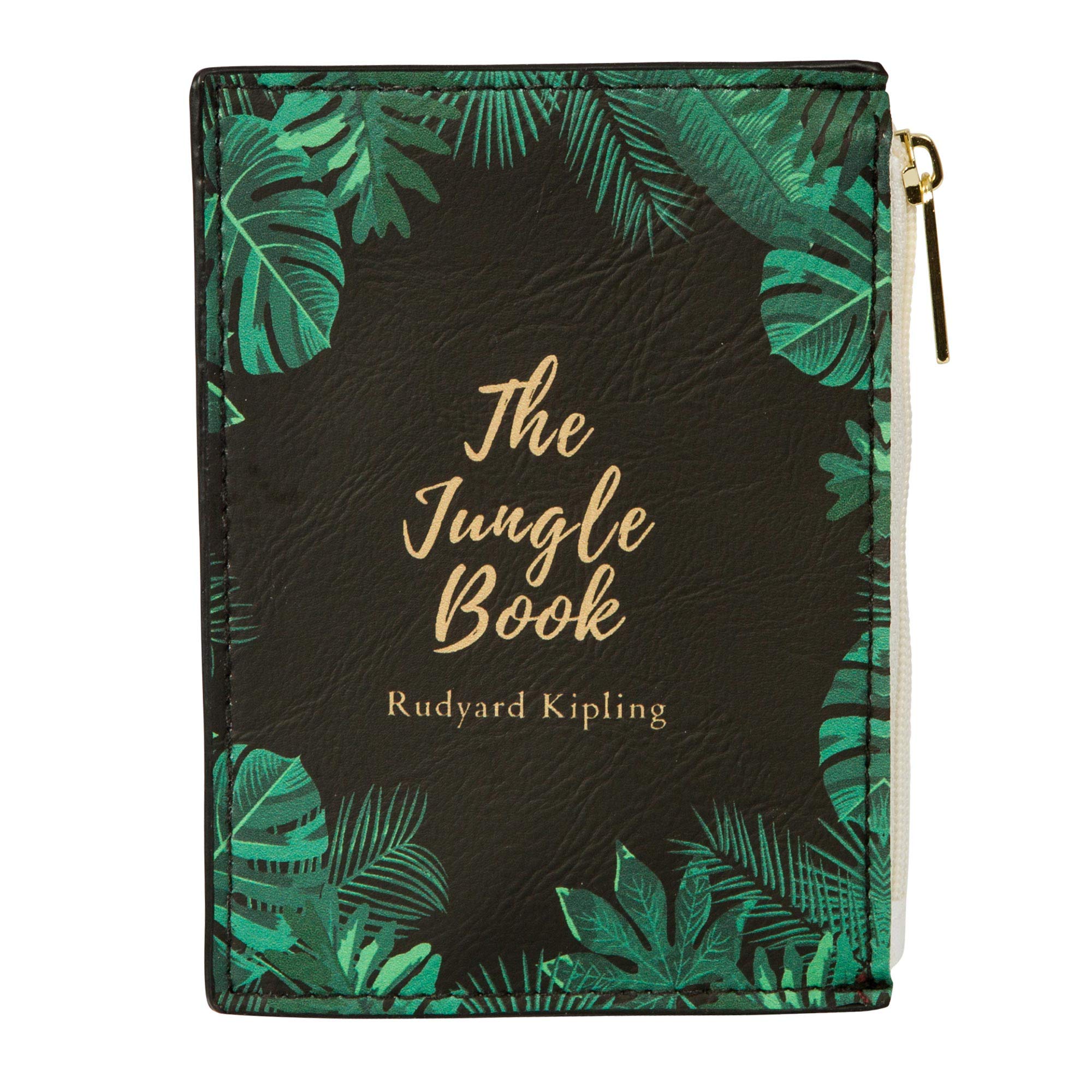 Jungle Book Themed Coin Purse for Book Lovers - Ideal Literary Gifts for Readers, Authors & Bookworms - Coin Pouch Wallet for Women by Well Read