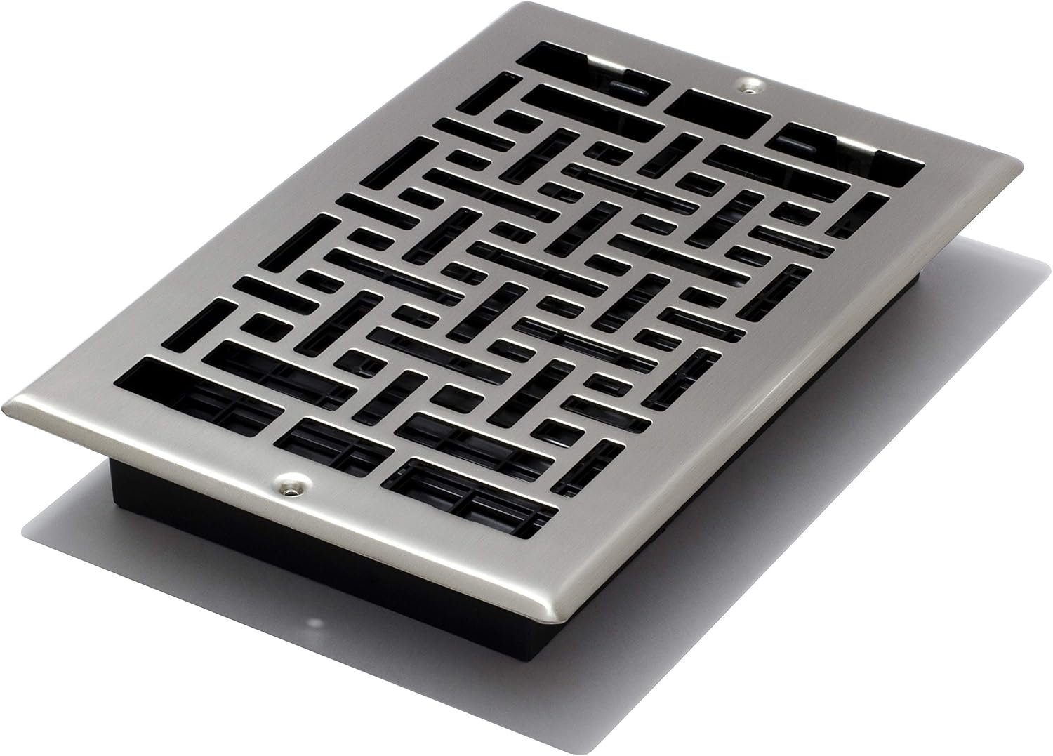 Registers, Grilles & Vents - Decor Grates AJL610W-NKL Oriental Wall Register, 6-Inch by 10-Inch, Nickel