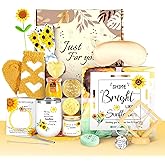 Self Care Gifts for Women, Sunflower Get Well Soon Gifts for Women Recovery After Surgery Care Package, Birthday Gifts Spa Gift Baskets Inspirational Gift Christmas Gift for Mom Sister Best Friends