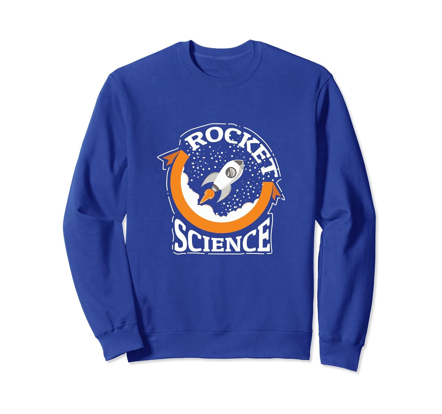 Rocket Science Spaceship Planet Graphic Gift Sweatshirt-anz