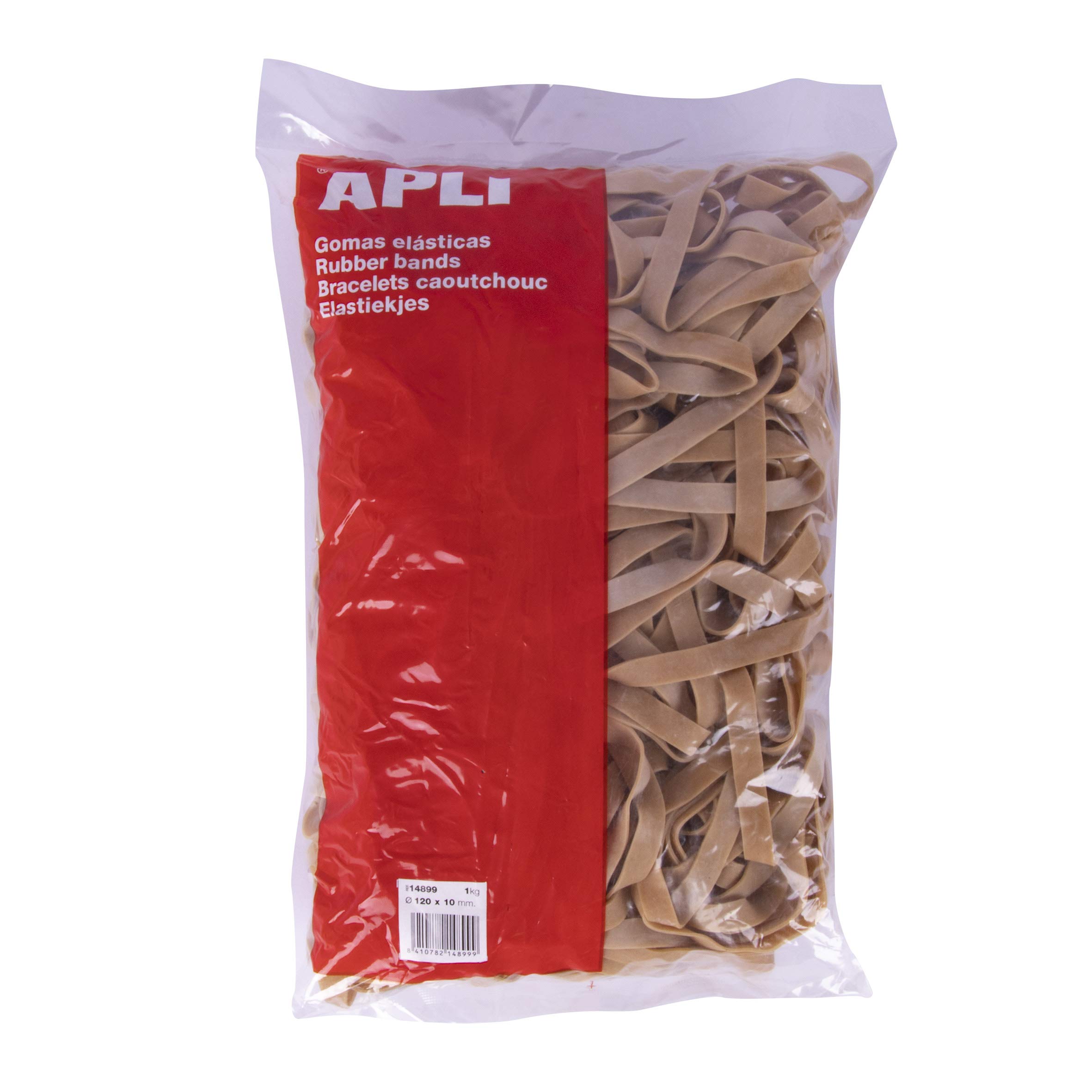 APLI 14899 Rubber Bands 120 x 10 mm in Bag 1 kg