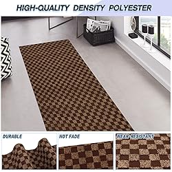 Custom Size Backed Non-Slip Area Rugs Runner, Easy