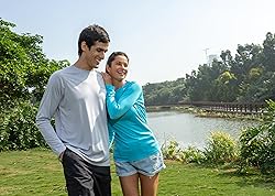 baleaf Men's Sun Protection Shirts UV SPF T-Shirts