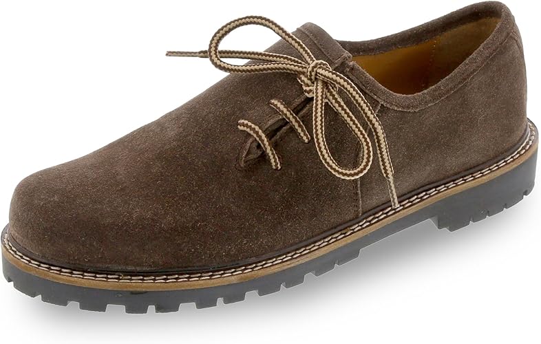 Gebrüder Götz Haferlschuh KUFSTEIN Dunkelbraun Damen Herren aus Veloursleder und Lederfutter