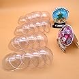 20pc Half Ball Plastic Candy Dome for Paper Craft Handmade Card Making Greeting Cards Decoration Alina Craft Art Template (20pc Half Ball Dome)