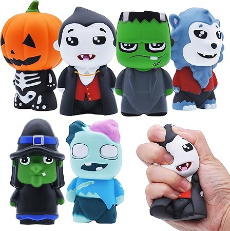 Amazon Joyin 6個パック ハロウィーンテーマ スクイーズ おもちゃ ゆっくり元に戻る ストレス解消 スーパーソフト スクイーズ かわいい ハロウィン 友達 キャラクター おもちゃ 男の子 女の子 スクイーズ おもちゃ Amazon Joyin 6個パック ハロウィーンテーマ スクイーズ おもちゃ ゆっくり元に戻る ストレス解消 スーパーソフト スクイーズ かわいい ハロウィン 友達 キャラクター おもちゃ 男の子 女の子 スクイーズ おもちゃ
