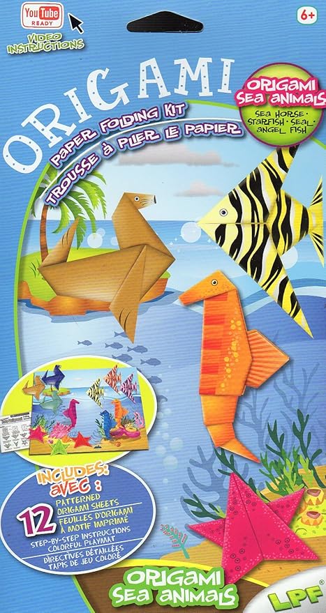 Amazoncom Beginners Origami Paper Folding Kit Youtube