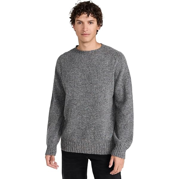 Vince Men's Multi Mix Alpaca Merino Wool Sweater, Coastal Combo, M