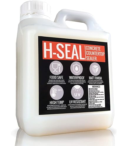 Protege Tu Encimera De Hormigón: Sellador XS-327 Mate O Brillo (a Base De Agua). Seguro Para Alimentos.