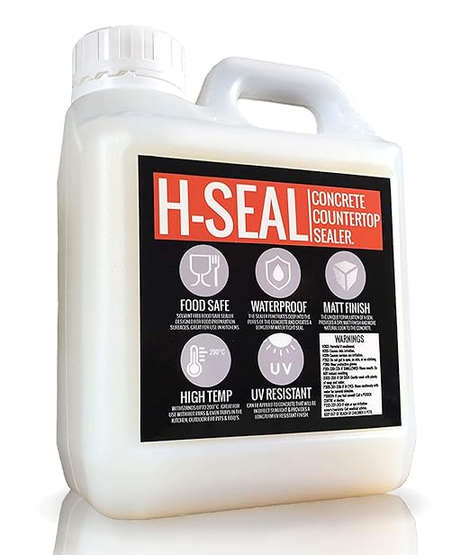 HSEAL Concrete COUNTERTOP/WORKTOP Sealer Food Safe/Grade High Temp