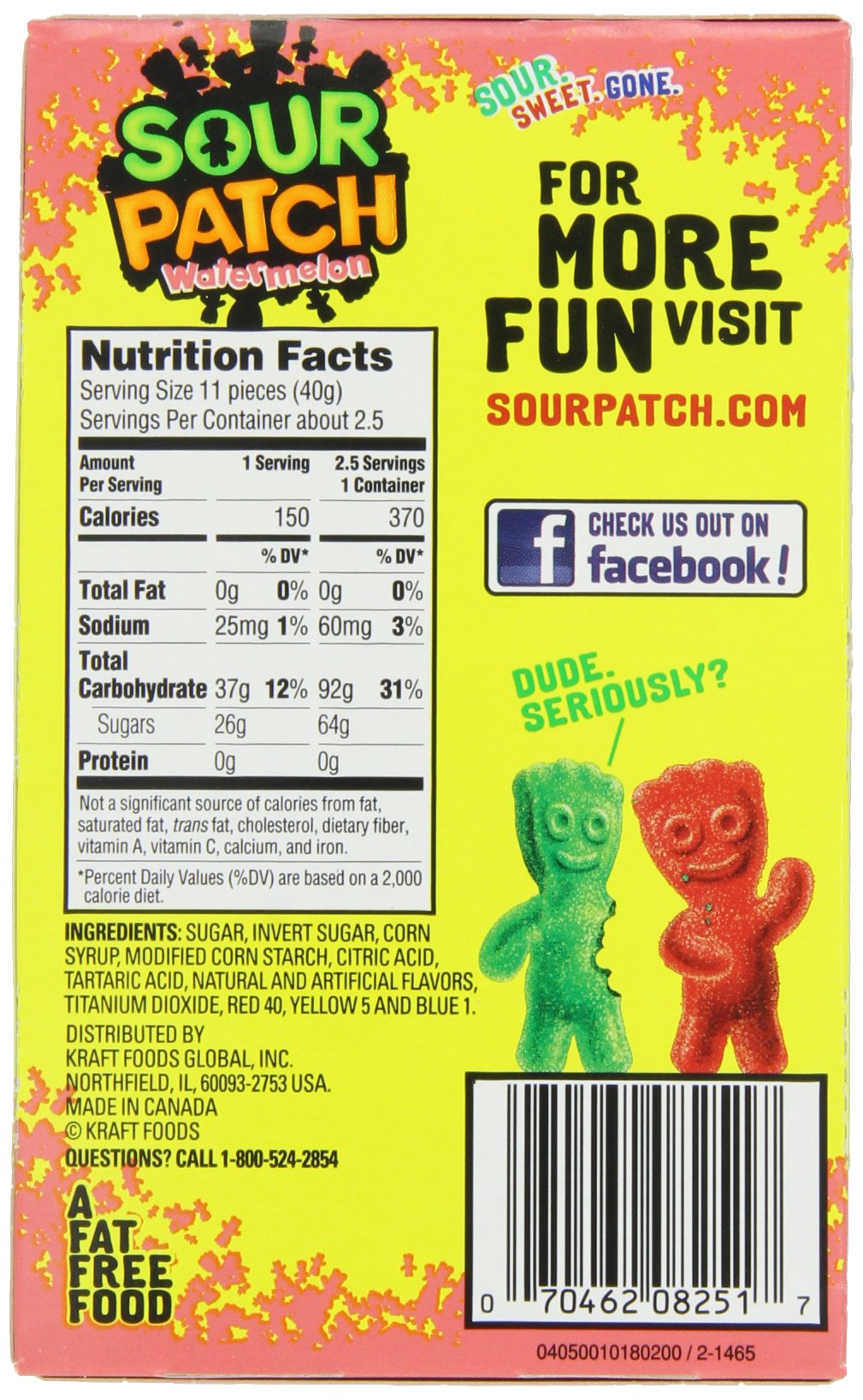 Galleon Sour Patch Kids Candy (Watermelon, 3.5Ounce Box, Pack Of 12)