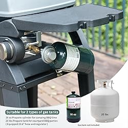 MASTER COOK Single Burner Propane Gas Grill, 11,500