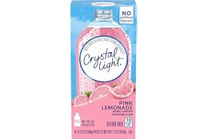 Crystal Light On The Go Pink Lemonade, 10-Packet Box (Pack of 4)