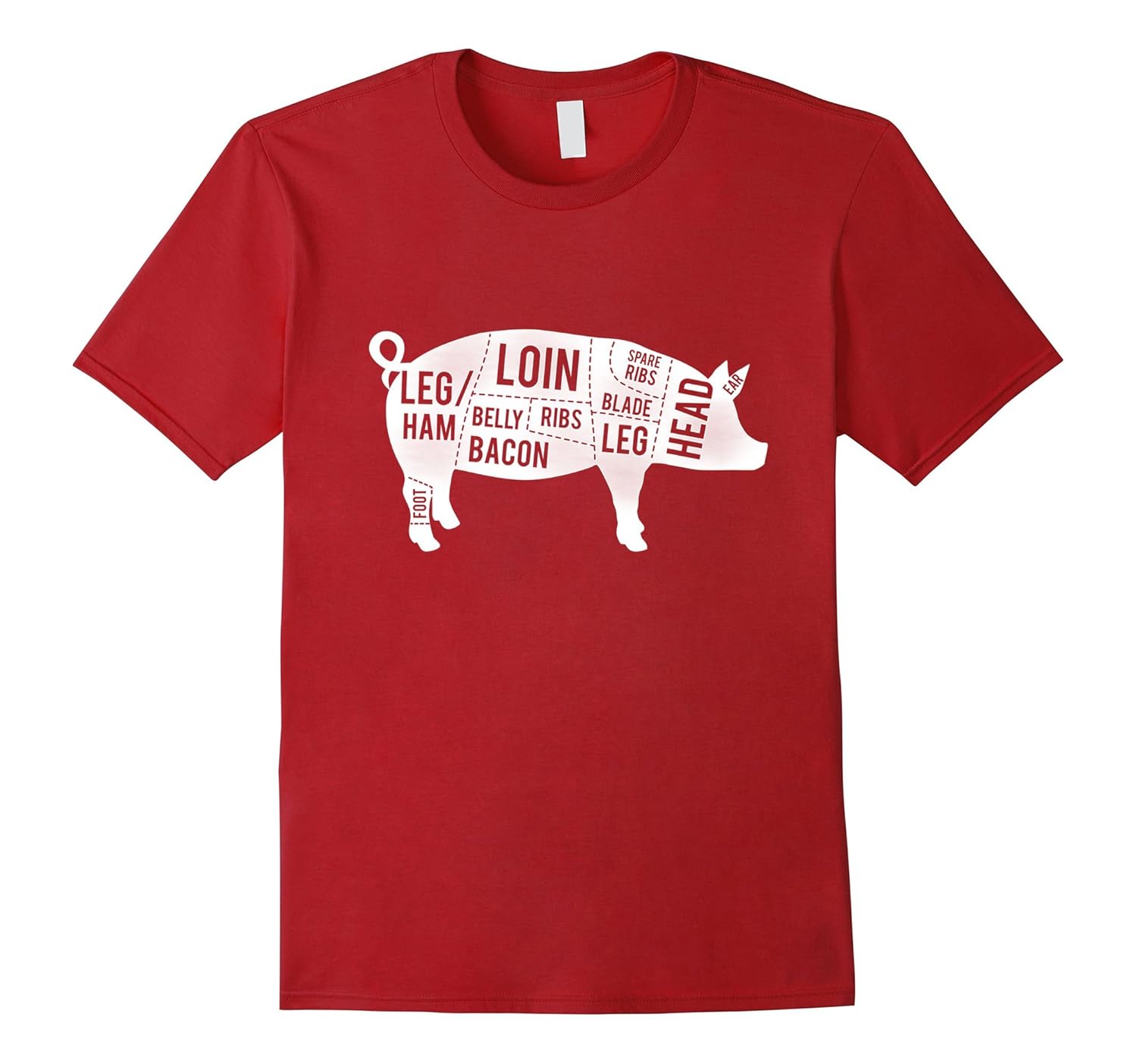 Pig Cuts TShirt Pork Cuts Chops Bacon Butt Lover ShirtArt Artvinatee