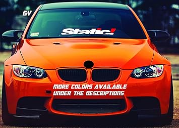 Amazon Com Gy Vinyl Arts Static Low Stance Windshield Decal