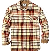 Legendary Whitetails Mens Long Sleeve Button Down 100% Cotton Flannel Shirt