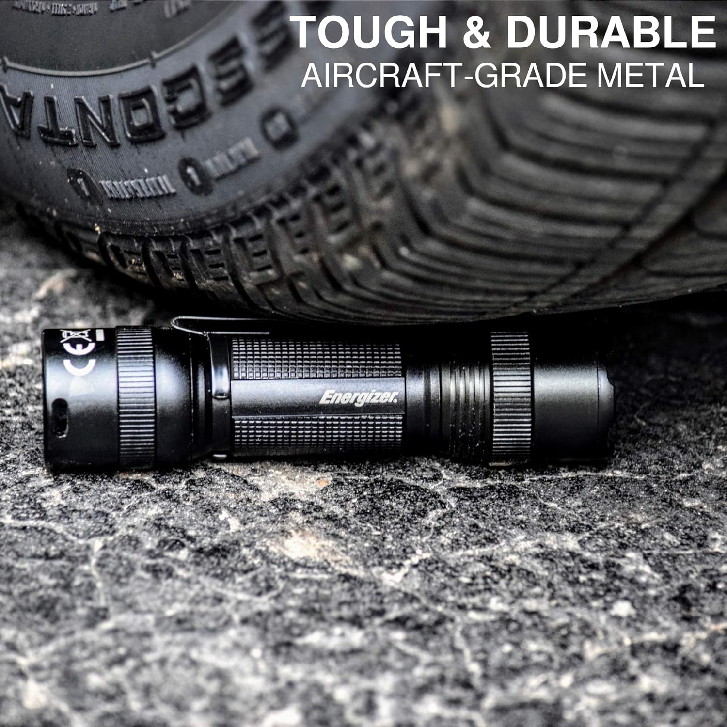 Energizer LED Tactical Flashlight, 700 High Lumens, IPX4 Water Resistant, Aircraft Grade Metal Flash Light, Best Camping, Outdoor, Emergency, Everyday Flashlights, Batteries Included : Sports & Outdoors
