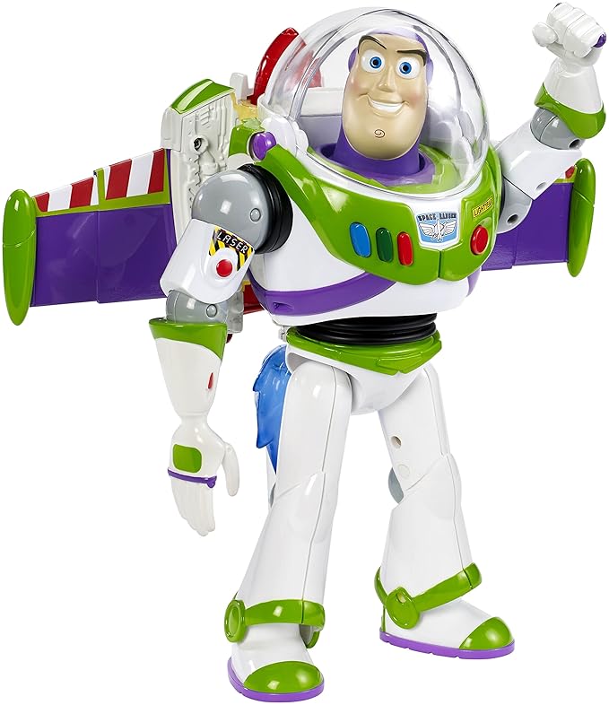 Buzz L'éclair A Partir De Quel Age Disney Toy Story - Rocket Blast Buzz l'Eclair - Figurine Parlant