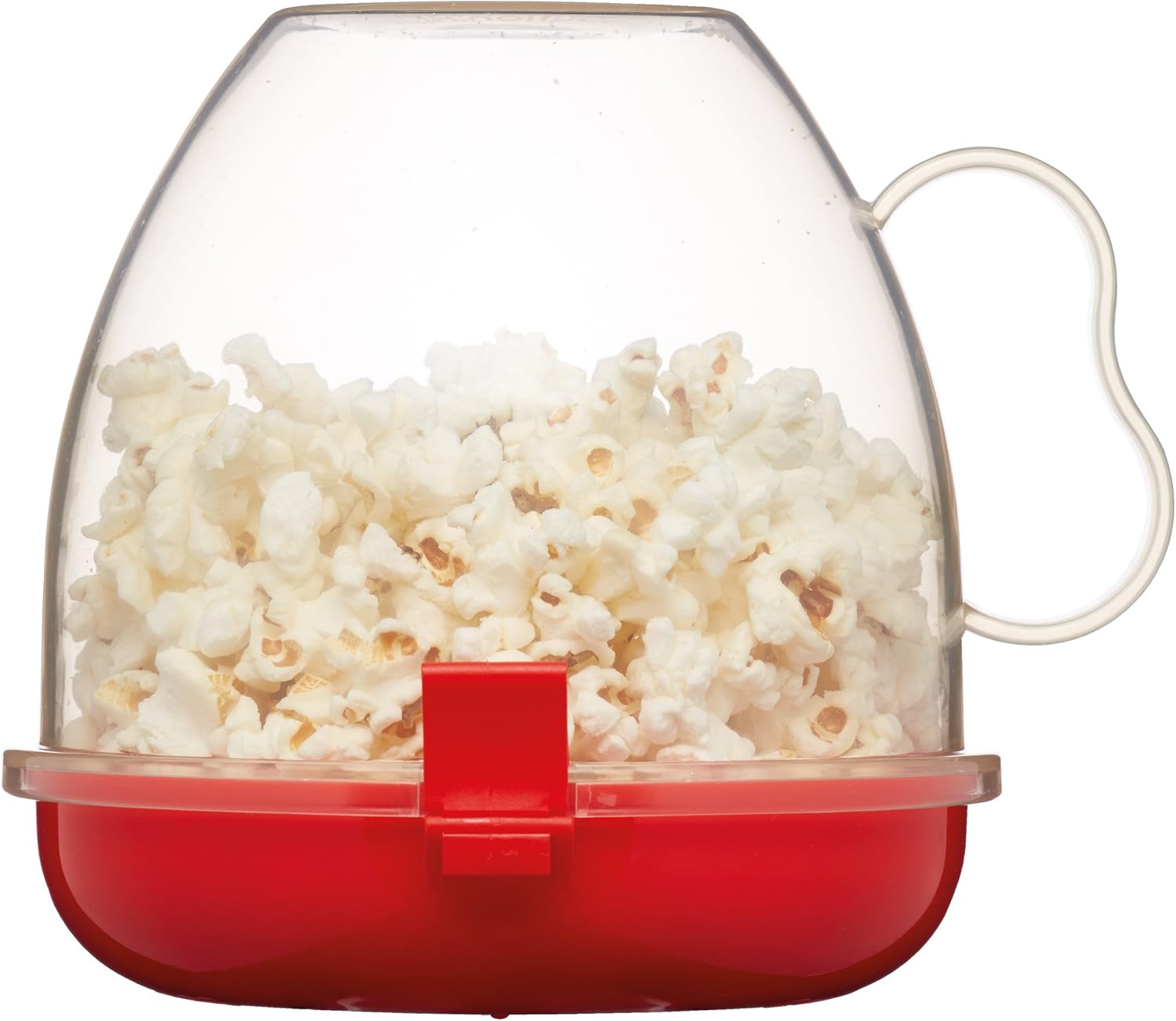 KitchenCraft Microwave Popcorn Maker/Popcorn Bowl, BPA Free Plastic