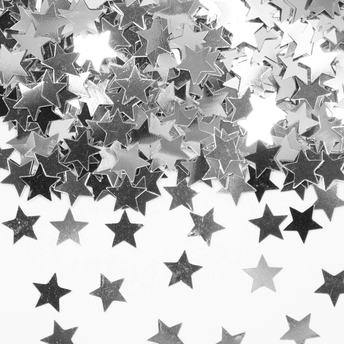 Folat - Stars Party Confetti - Silver